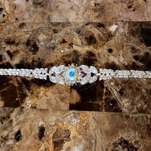 Aurora borealis bracelet.